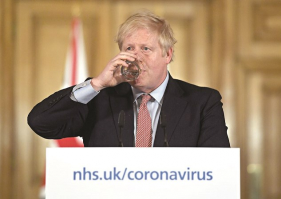 Boris Johnson, primeiro-ministro brit&acirc;nico, infectado com coronav&iacute;rus