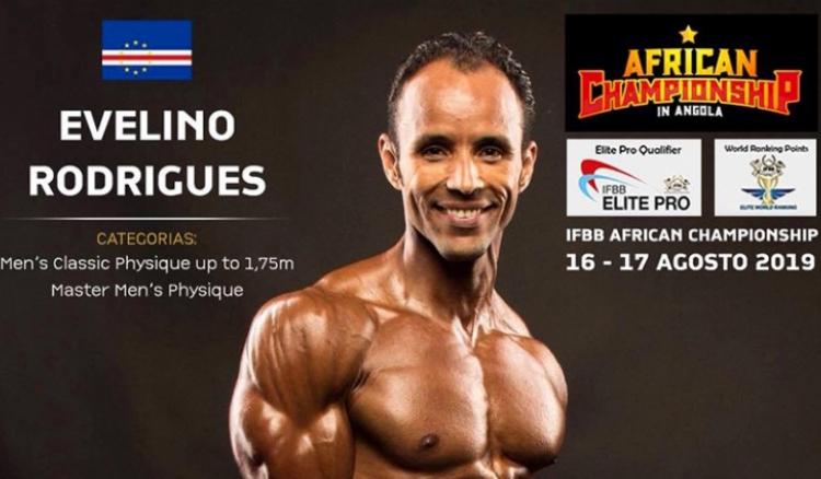 Lino Rodrigues conquista bronze no campeonato africano de fisiculturismo