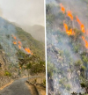 Fogo: Incêndio que deflagrou em Cova Matinho continua activo