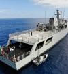 Navio da Marinha portuguesa apoia populações afetadas pelas cheias