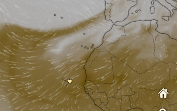 Cabo Verde em alerta devido &agrave; bruma seca e vento forte. Suspensas viagens entre Santiago, Fogo e Brava