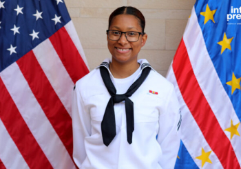 &Eacute;rica Lopes, uma jovem crioula nas fileiras da marinha militar dos EUA