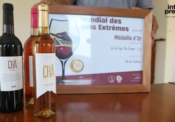 Fogo: Vinho Ch&atilde; Branco 2024 conquista Grande Medalha de Ouro no Mundial de Vinhos Extremos
