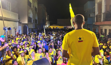 Mar de gente recebe l&iacute;der do PAICV na Boa Vista
