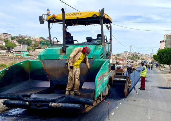 Obras de requalifica&ccedil;&atilde;o de art&eacute;rias prosseguem na cidade da Praia