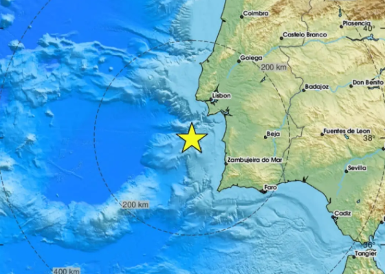 A terra tremeu em Portugal esta madrugada. Sismo de 5,3 na escala Richter