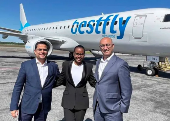 Bestfly Cabo Verde Recebe primeiro avi&atilde;o Embraer E-190 para ligar arquip&eacute;lago &agrave; &Aacute;frica e aos A&ccedil;ores