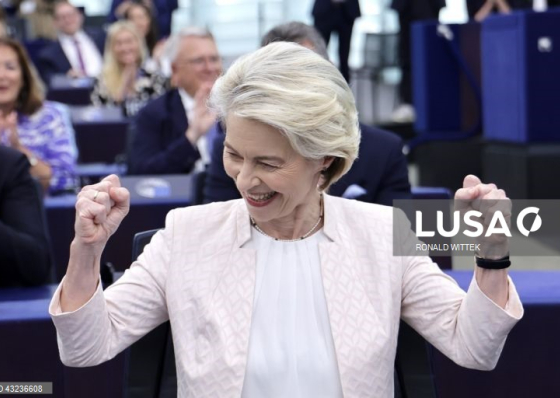 Von der Leyen reeleita presidente da Comiss&atilde;o Europeia por mais cinco anos