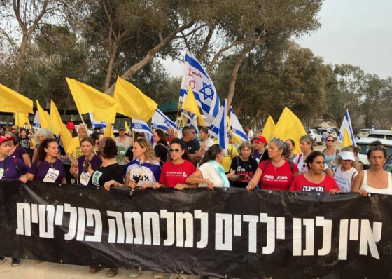 Mulheres israelitas lideram protestos pelo fim da guerra em Gaza