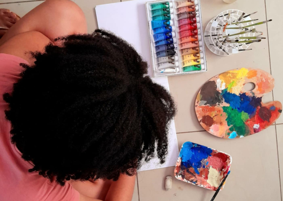 Bichos de Cabo Verde',  a primeira exposição da  artista-mirim Anaïs