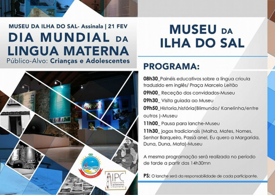 Museu do Sal assinala Dia Mundial da L&iacute;ngua Materna