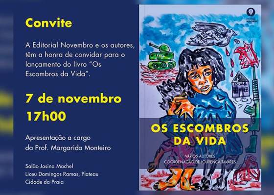 Louren&ccedil;a Tavares lan&ccedil;a livro &ldquo;Os escombros da vida&rdquo; inspirado na inf&acirc;ncia marcada pela guerra em Angola 1974