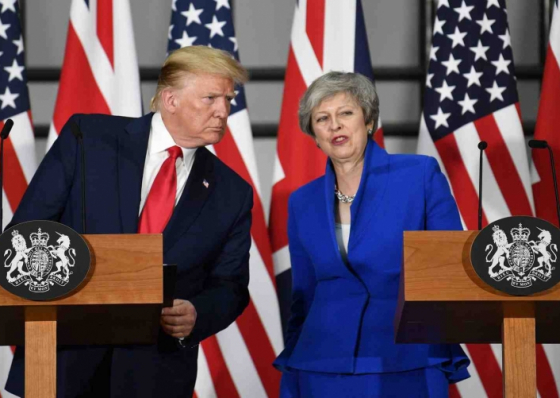 Estalou o verniz. EUA e Reino Unido cancelam reuni&atilde;o ap&oacute;s incidente diplom&aacute;tico entre Trump e Theresa May