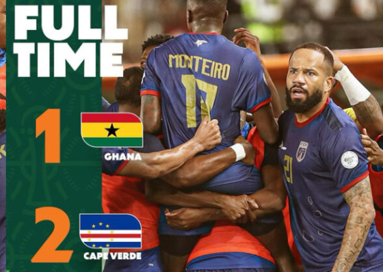 Futebol/CAN&rsquo;2023: Cabo Verde vence Gana (2-1) em jogo de estreia e lidera o grupo B