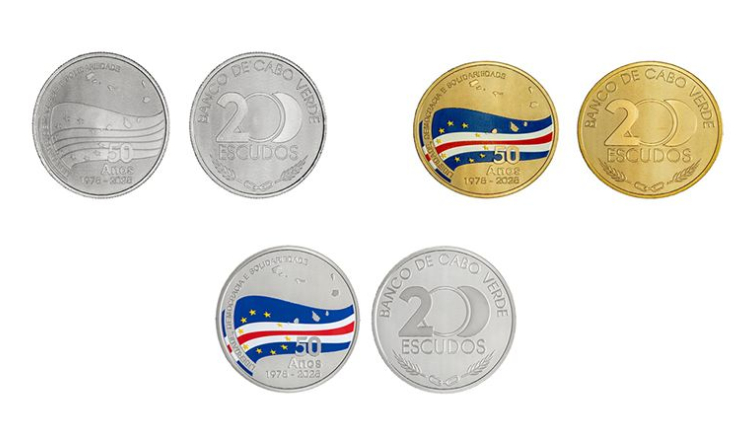 Nova moeda alusiva aos 50 anos da independ&ecirc;ncia entra hoje em circula&ccedil;&atilde;o
