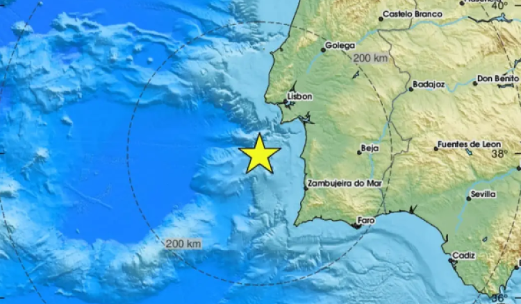 A terra tremeu em Portugal esta madrugada. Sismo de 5,3 na escala Richter