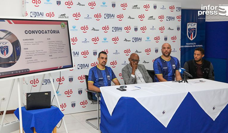 Qualifica&ccedil;&atilde;o CAN/Futsal: FCF apresenta equipa t&eacute;cnica e convocados para estreia hist&oacute;rica
