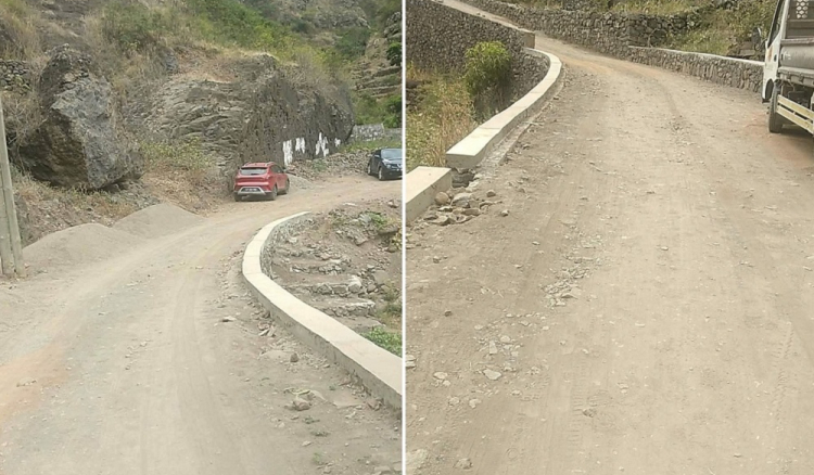 Santo Antão: Anunciada inauguração de estrada inacabada - população de Fontainhas protesta na rua