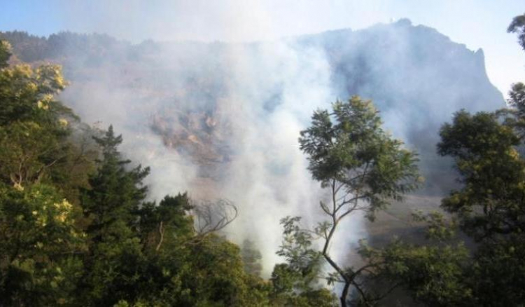 Santo Antão: Planalto Leste está a arder em chamas. Fogo pode atingir população  (actualizado)