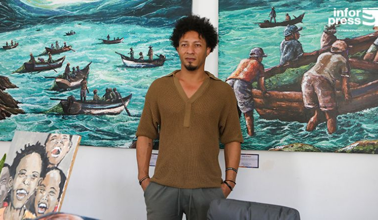 Pintor Joaquim Semedo diz que ainda há desafios na profissão apesar da notoriedade no mercado