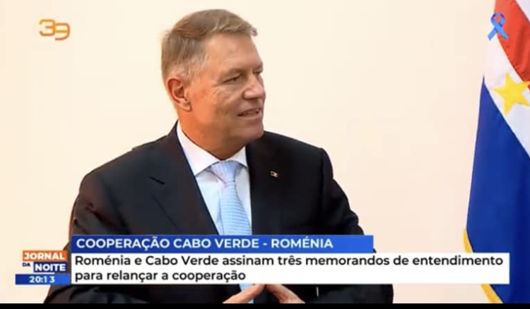 Presidente romeno termina visita a Cabo Verde mais cedo que o previsto