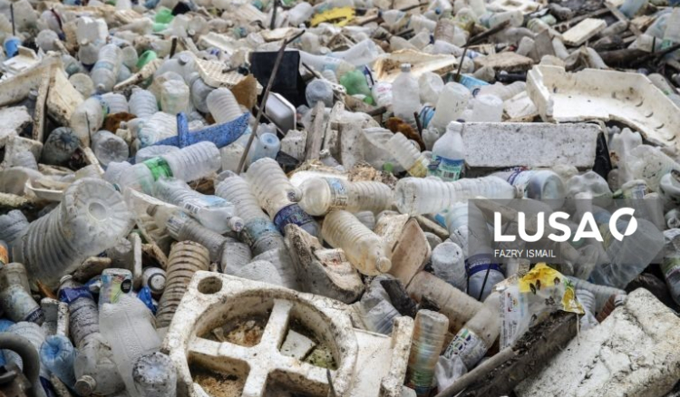 Bebidas consumidas na Ásia dão origem a lixo plástico nas praias de Cabo Verde