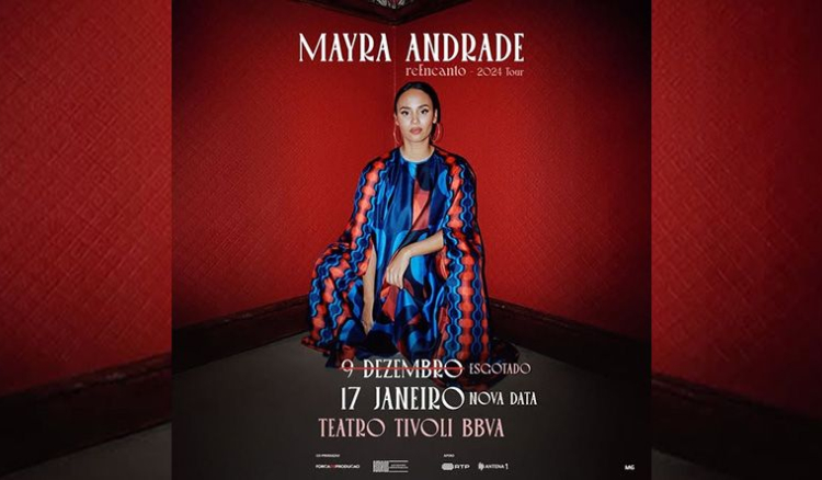 Mayra Andrade apresenta “reEncanto” ao vivo na sexta-feira no Teatro Tivoli em Lisboa