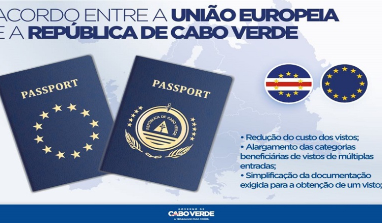Acordo de facilitação de vistos entre Cabo Verde e União Europeia entra em vigor a partir de hoje