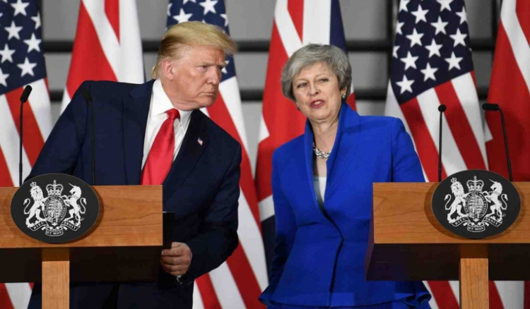 Estalou o verniz. EUA e Reino Unido cancelam reunião após incidente diplomático entre Trump e Theresa May