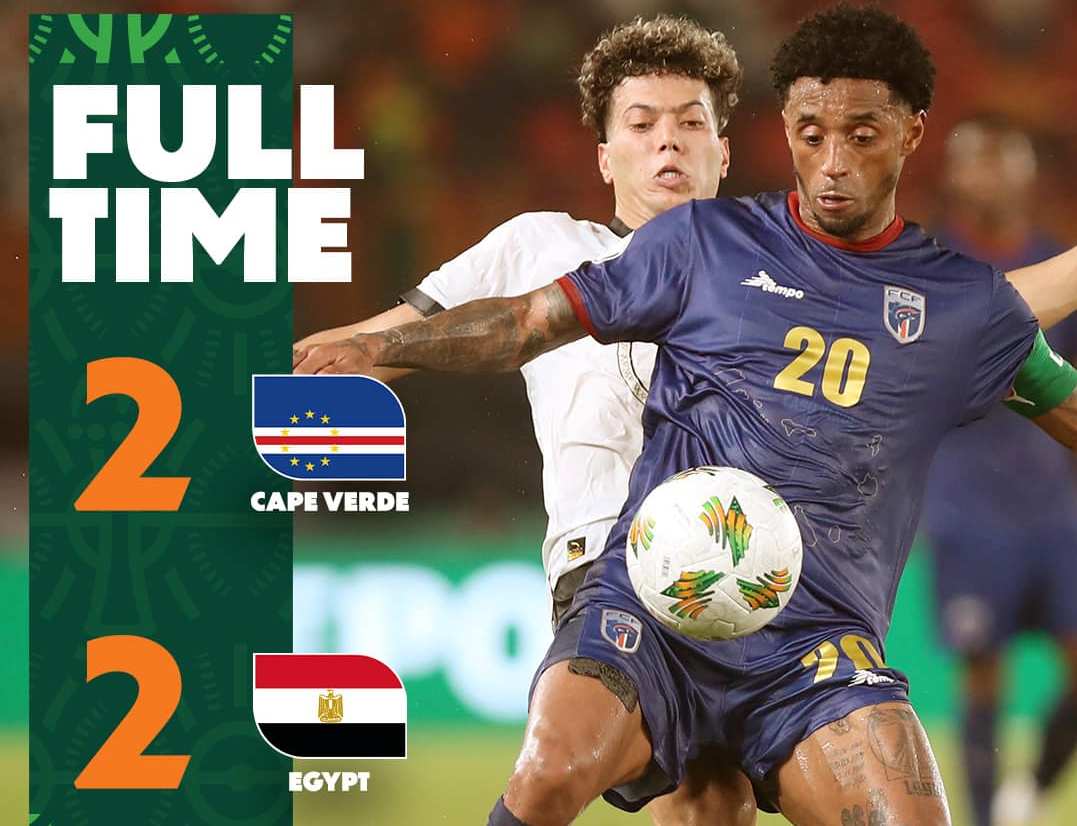 CAN2023. Cabo Verde passa invicto fase de grupos. Egipto, com três