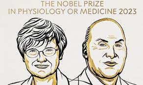 Nobel de Medicina atribuído à hungara Katalin Karikó e ao norte-americano Drew Weissman, por descobertas sobre a vacina da covid