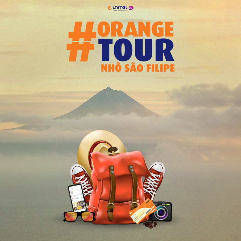 Orange Tour. Unitel T+ sorteia viagens para dar a seus clientes