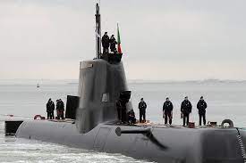 Cabo Verde recebe pela primeira vez submarino português